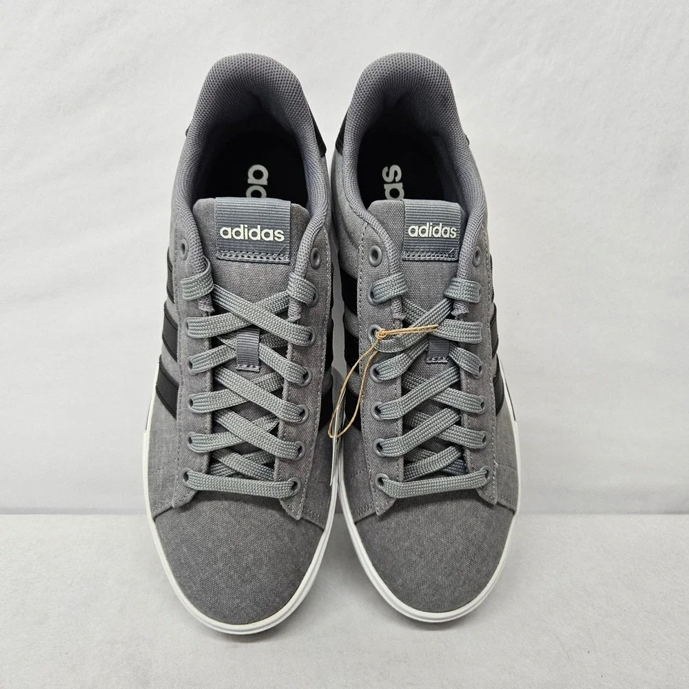 Adidas Daily 4.0 Athletic Shoes IF4493‎ Grey Black White Men's Size 10